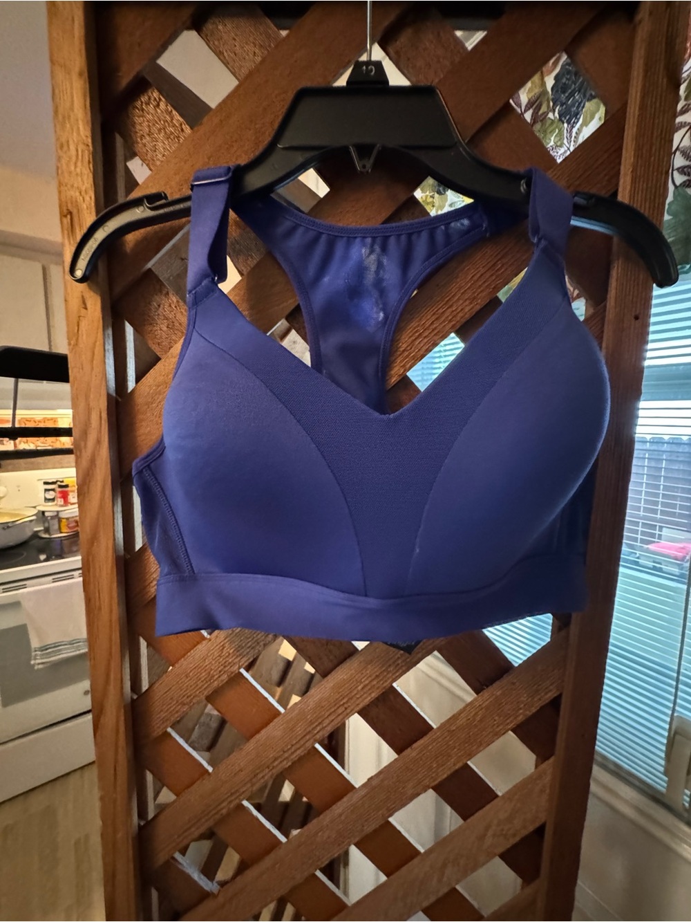Spyder Racerback Sports Bra in Royal Blue